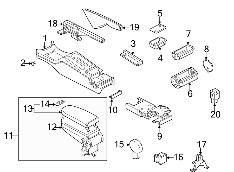 Volkswagen Jetta Wagon Lever Park Brake Hndle Parking